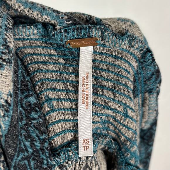 Free People She's A Lady Reversible Maxi Dress Boho Folk Size XS - Picture 8 of 9